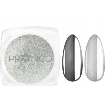 Prášek na nehty Profico Mirror Effect stříbrný