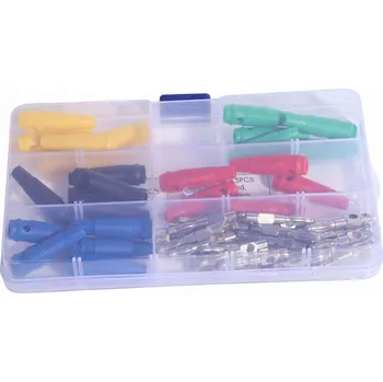 Zabezpečení domácnosti VYSOCE KVALITNÍ BANANA PLUG 4MM SADA 25 KUSŮ PRO KABELY