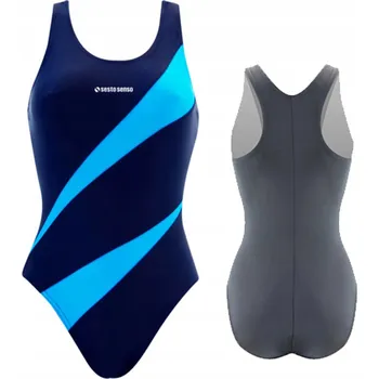 Dámské plavky Sesto Senso jednodílné plavky modré barvy velikosti M