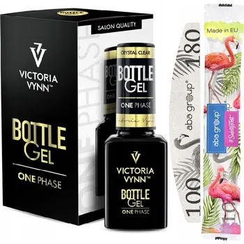 Lak na nehty Victoria Vynn Bottle Gel Jednofázový gel 15 ml + leštička Aba