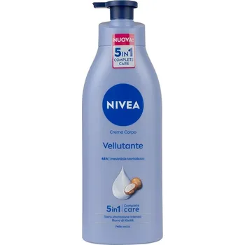 Tělové mléko Nivea Smooth Sensation SiShea Butter 5v1 tělové mléko s pumpičkou 500 ml