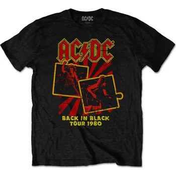 DVD film Back in Black Tour 1980 AC/DC - Tričko unisex černé - L