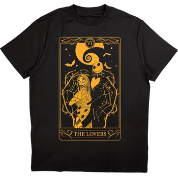 DVD film Nightmare Before Christmas Jack & Sally Lovers Nightmare Before Christmas - Tričko unisex černé - M