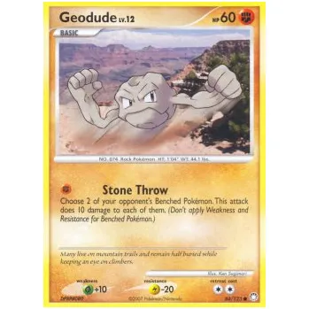 Sběratelská karetní hra Pokémon MT 084/123 Geodude Lv.12 - Mysterious Treasures Stav: Good, Verze: NORMAL