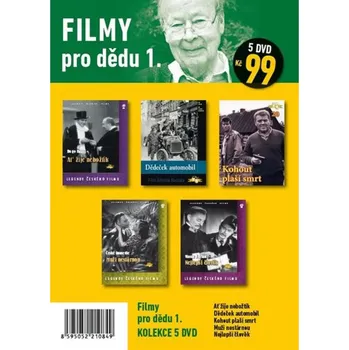 DVD film Filmy pro dědu 1. /papírové pošetky/ (5DVD) - 5x DVD v balení Kolekce