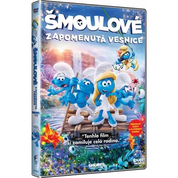 DVD film Šmoulové: Zapomenutá vesnice - DVD v krabičce (14mm)