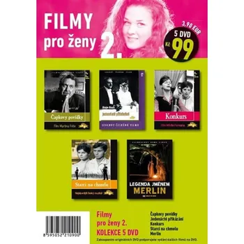 DVD film Filmy pro ženy 2. /papírové pošetky/ (5DVD) - 5x DVD v balení Kolekce