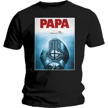 Papa Jaws Ghost - Tričko unisex černé - L