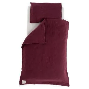 Povlečení TRÄUMELAND Povlečení Musselin 100/135 + 40/60 cm Beerenrot
