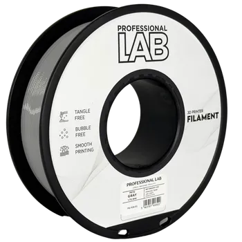 Filament Filament PROFESSIONAL LAB / PETG / ŠEDÁ / 1,75 mm / 1 kg
