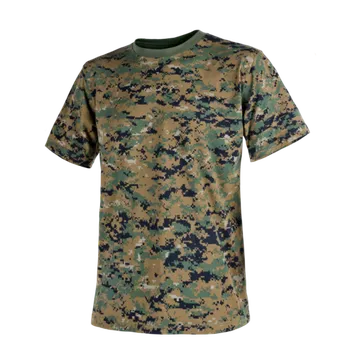 Taktické tričko - Helikon-TEX - USMC Digital Woodland Velikost: M