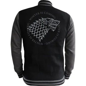 DVD film Game of Thrones "Stark" Hra o trůny / Game of Thrones - Bunda pánská černošedá - XL