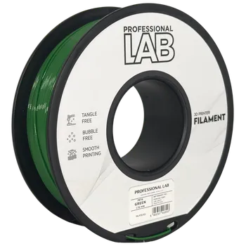 Filament Filament PROFESSIONAL LAB / PETG / ZELENÁ / 1,75 mm / 1 kg