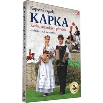 DVD film Kapka vojenských písniček (CD + DVD) Kapesní kapela kapka - 2x CD