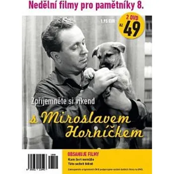 DVD film Nedělní filmy pro pamětníky 8: Miroslav Horníček (2DVD) - 2x DVD v balení Kolekce