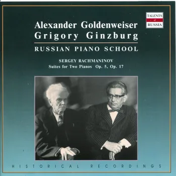 DVD film Rachmaninov - Suites for Two Pianos - Instrumental Ginzburg Grigory, Goldenweiser Alexander - CD