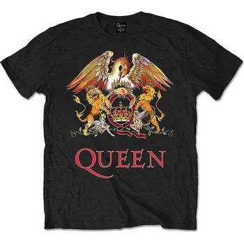 DVD film Classic Crest Queen - Tričko unisex černé - XXL