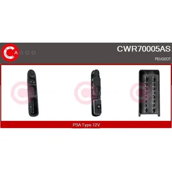 Spínač, zvedací zařízení oken CASCO CWR70005AS