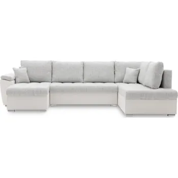 Sedací souprava Sedací souprava VEGAS 315/190 PRAVÁ šedá/bílá