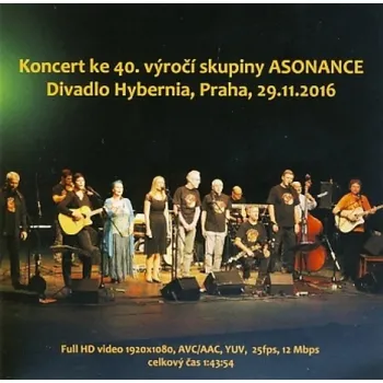 DVD film Asonance - Koncert ke 40. výročí skupiny USB Flash Disk