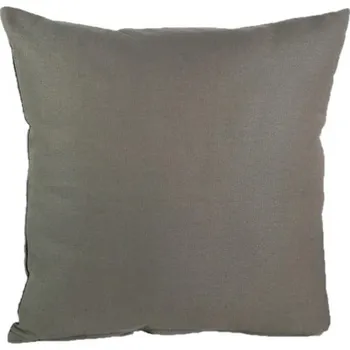 Dekorativní polštářek Polštářek plněný rounem 35 x 35 cm - světle šedý