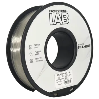 Filament Filament PROFESSIONAL LAB / PLA+ / TRANSPARENT / 1,75 mm / 1 kg