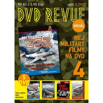 DVD film DVD Revue speciál 4: Letadlová loď Enterprise 4, Souboj vojevůdců 4, Messerschmitt 262, Tanky v Praze a Němá barikáda (5DVD) - 5x DVD v balení Kolekce
