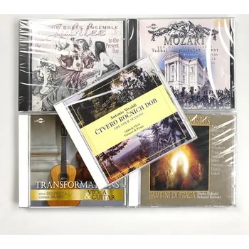 DVD film Kolekce Klasika (5xCD) Virtuosi di Praga, Oldřich Vlček, Bambini Di Praga, Prague Bass Ensemble, Hosprová Jitka, Brabec Lubomír - 5x CD