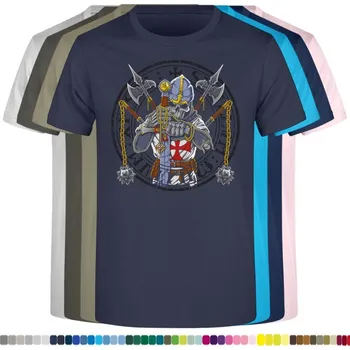 Chlapecké tričko detske-levne-bavlnene-tricko-potisk-zombie-rytir Barva: Navy - tmavě modrá, Dětská bavlněná trička JHK: M