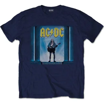 DVD film Who Man Who AC/DC - Tričko unisex modré - XXL