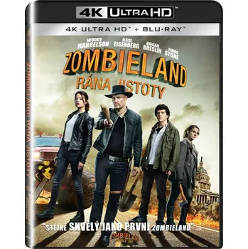 DVD film Zombieland: Rána jistoty (2 disky) - 2x Ultra HD + Blu-ray v krabičce, 2019