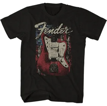 DVD film Distressed Guitar Fender - Tričko unisex černé - XL