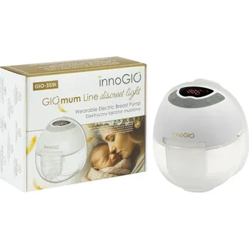 innoGIO Přenosná elektrická odsávačka mateřského mléka GIOmum Line Discreet Light Single