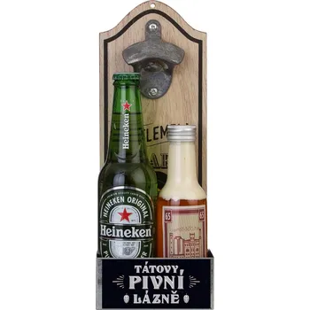 Kosmetická sada Pivní dárková sada pro tátu s otvírákem, pivem a koupelovou pěnou