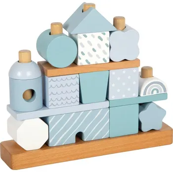 Small Foot Nasazování na tyč Domeček modrý small foot