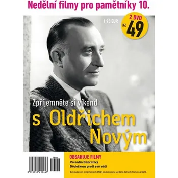 DVD film Nedělní filmy pro pamětníky 10: Oldřich Nový (2DVD) - 2x DVD v balení Kolekce