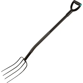 Vidle Floraland Vidle ocelové 4 hroté s kovovou násadou Greenmill GR9116