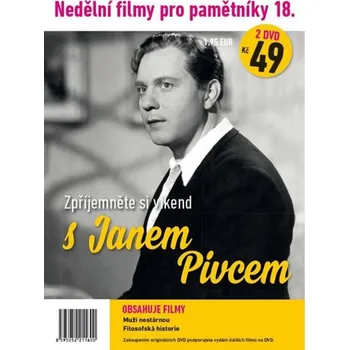 DVD film Nedělní filmy pro pamětníky 18: Jan Pivec (2DVD) - 2x DVD v balení Kolekce