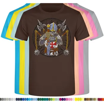 Chlapecké tričko detske-levne-bavlnene-tricko-potisk-zombie-rytir Barva: Chocolate - čokoládově hnědá, Dětská bavlněná trička JHK: M