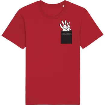 DVD film Tricko Bob a Bobek mávají Bob a Bobek - Tričko unisex červené - L