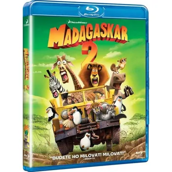 DVD film Madagaskar 2 - Blu-ray v krabičce