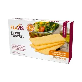 Trvanlivě pečivo PKU FLAVIS FETTE TOSTATE 205g suchý chléb nízkobílkovinný a bez lepku