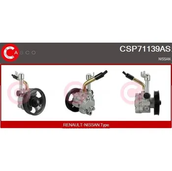 Posilovač řízení Hydraulické čerpadlo, řízení CASCO CSP71139AS