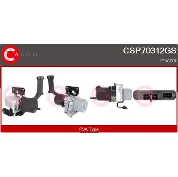 Posilovač řízení Hydraulické čerpadlo, řízení CASCO CSP70312GS