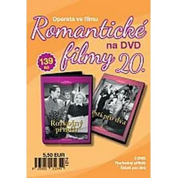 DVD film Romantické filmy 20 (2DVD) - 2x DVD v balení Digipack