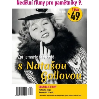 DVD film Nedělní filmy pro pamětníky 9: Nataša Gollová (2DVD) - 2x DVD v balení Kolekce