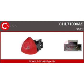 Vypínač výstražných blikačů CASCO CHL71000AS