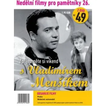 DVD film Nedělní filmy pro pamětníky 26: Vladimír Menšík (2DVD) - 2x DVD v balení Kolekce