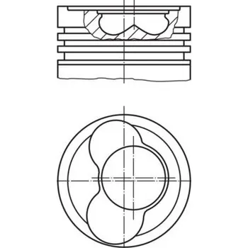 Píst motoru Píst MAHLE 030 59 12