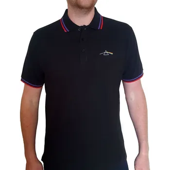 DVD film Dark Side of the Moon Prism POLO Pink Floyd - Tričko unisex černé - XXL